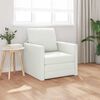 vidaXL Divano letto 60cm Bianco Pelle Artificiale