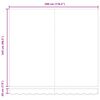 vidaXL Tenda Retrattile Arancione e Marrone 3x2,5m Tessuto e Alluminio