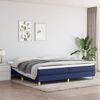 vidaXL Struttura Letto a Rete a Molle Blu 200x200 cm in Tessuto