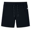 vidaXL Pantaloncini per Bambini con Coulisse Blu Marino 128