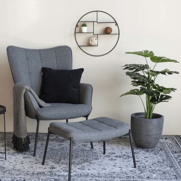 House Nordic Mensola Sophie in Acciaio Nero