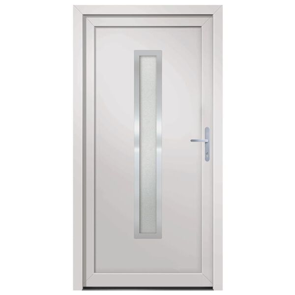 vidaXL Porta Ingresso Bianca 98x190 cm in PVC