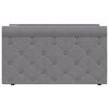 vidaXL Dormeuse con Materasso e USB Grigio Chiaro in Tessuto 90x200 cm