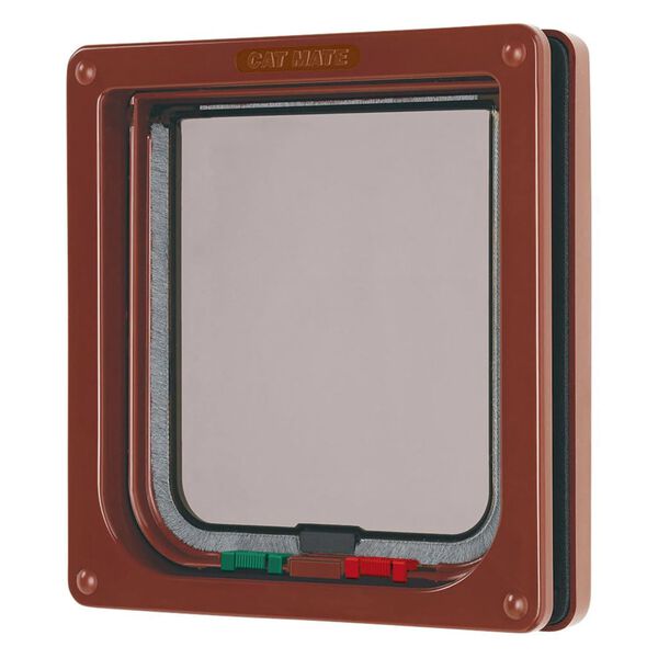 CAT MATE Gattaiola a 4 Vie con Serratura Marrone