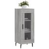 vidaXL Credenza Grigio Sonoma 34,5x34x90 cm in Legno Multistrato