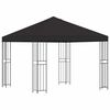 vidaXL Gazebo 3 x 3 m Antracite Poliestere e Acciaio 190 gsm