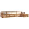 vidaXL Set di divani da esterno 5 pcs Naturale