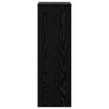 vidaXL Supporto per piante Rovere Nero 33 x 33 x 100 cm