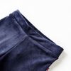 Pantaloni da Bambino in Velluto Blu Scuro 128