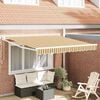vidaXL Tenda da Sole Rigato Multicolore 3 x 2,5 m Poliestere e metallo
