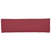 vidaXL Cuscino Rosso Vino 140 x 40 x 8 cm Tessuto Oxford