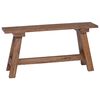 vidaXL panchina Naturale 92 x 23,5 x 45,5 cm Legno massello di mogano