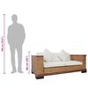 vidaXL Set di Divani 2 pz con Cuscini in Rattan Naturale Marrone