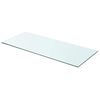 vidaXL Mensola in Vetro Trasparente 70x30 cm