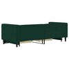 vidaXL Divano Letto Estraibile Cassetti Verde Scuro 80x200cm Velluto