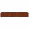 vidaXL Fioriera Rialzata da Giardino 280x80x40 cm in Acciaio Corten