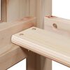 vidaXL Letto a Castello con Tetto 80x200 cm in Legno Massello di Pino