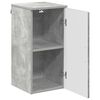 vidaXL Mobile da Bagno con porta Grigio cemento 30 x 31,5 x 61 cm