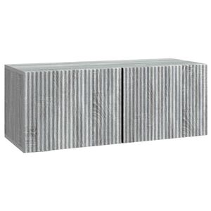 vidaXL Mobile Porta TV da Muro Grigio Sonoma 78,5 x 31 x 30 cm