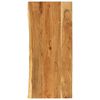 vidaXL Piano per Lavabo Bagno in Massello di Acacia 114x52x4 cm