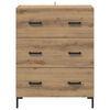 vidaXL Credenza con cassetto Rovere artigianale 69,5 x 34 x 90 cm