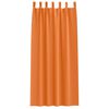 vidaXL Tende Blackout con Anelli 2 pcs Arancione Vivo 260 x 140 cm