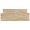 vidaXL Giroletto con Testiera e Pediera Rovere Sonoma 140x200 cm