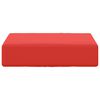 vidaXL Cuscino da Sedia Esterno Rosso 40 x 40 x 8 cm 100% Poliestere