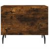 vidaXL Tavolini Salotto 2 pz Rovere Fumo 50x50x40cm Legno Multistrato