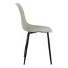 Venture Home Sedie da Pranzo 2 pz Polar in Plastica Grigio e Nero