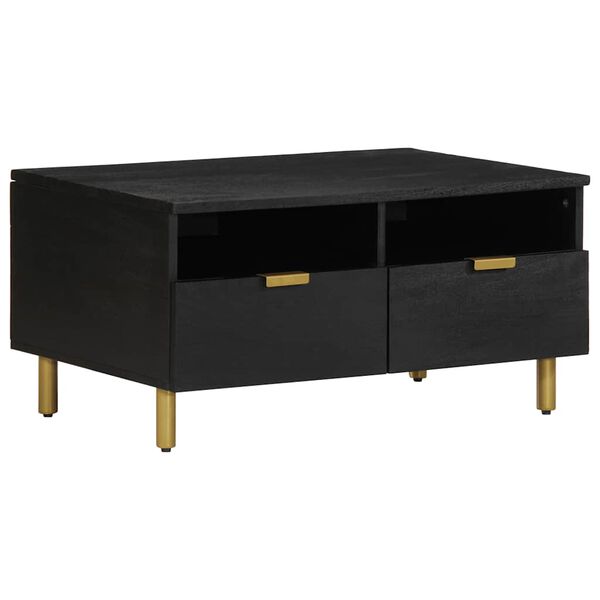 vidaXL Tavolino da Salotto Nero 80x54x40 cm in Legno Multistrato