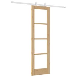 vidaXL Porta scorrevole ORKDAL Naturale 61 x 198,5 cm