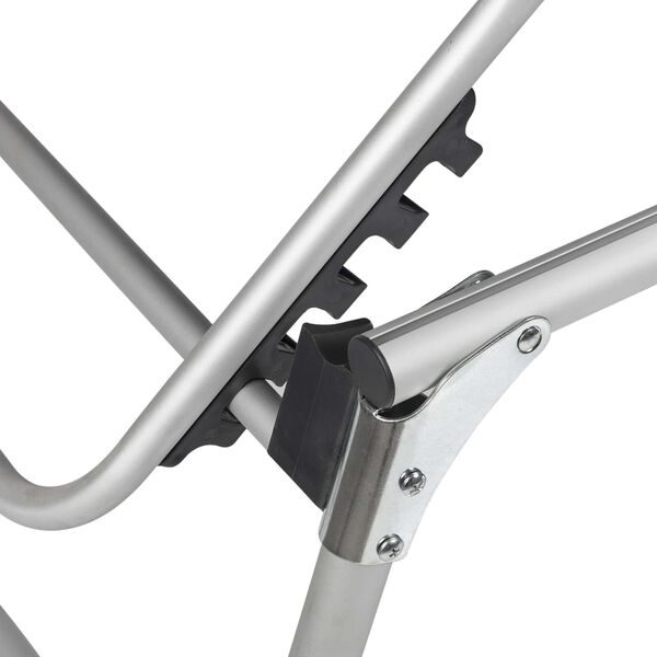 Campart Travel Lettino da Campeggio Pieghevole Rome Blu 200x67x35 cm