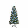 vidaXL Albero di Natale artificiale con 150 LED Verde 50 x 50 x 120 cm