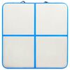 vidaXL Tappetino Ginnastica Gonfiabile con Pompa 200x200x20 cm PVC Blu
