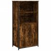 vidaXL Credenza Rovere Fumo 62x36x121,5 cm in Legno Multistrato