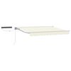 vidaXL Tettuccio Elettrico Retrattile Crema e Bianco 3,5 x 2,5 m