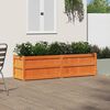vidaXL Fioriera Giardino Marrone Cera 180x50x50 cm Legno Massello Pino