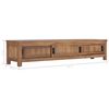 vidaXL Mobile Porta TV 150x30x30 cm in Legno Massello di Teak