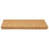 vidaXL Tappeti Adesivi Scale Aspetto Sisal 30 pz 65x21x4 cm Arancio