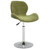 vidaXL Sedie da Pranzo Girevoli 2 pz Verde Chiaro in Velluto