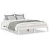 vidaXL Letto Extra Lungo senza Materasso Bianco 140x220 cm in Pino