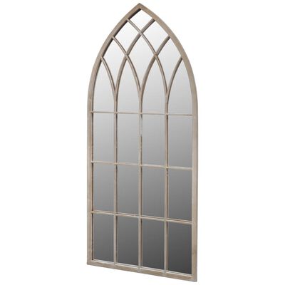 vidaXL Specchio da Giardino Gotico con Arcata 50x115cm Interni Esterni