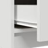 vidaXL Credenza con Cassetto Bianco 71x35x65 cm in Legno Multistrato