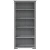 vidaXL Libreria BODO 5 Ripiani 82x40x173 cm Legno Massello Pino Grigia