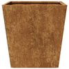 vidaXL Fioriere da Giardino 2 pz 40x40x40 cm in Acciaio Corten