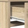 vidaXL Tavolo da Trucco con cassetto Rovere Sonoma 50 x 41 x 140 cm