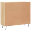 vidaXL Credenza Rovere Sonoma 90x34x80 cm in Legno Multistrato