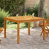 vidaXL Tavolo da Pranzo da Giardino 110x110x75cm Legno Massello Acacia