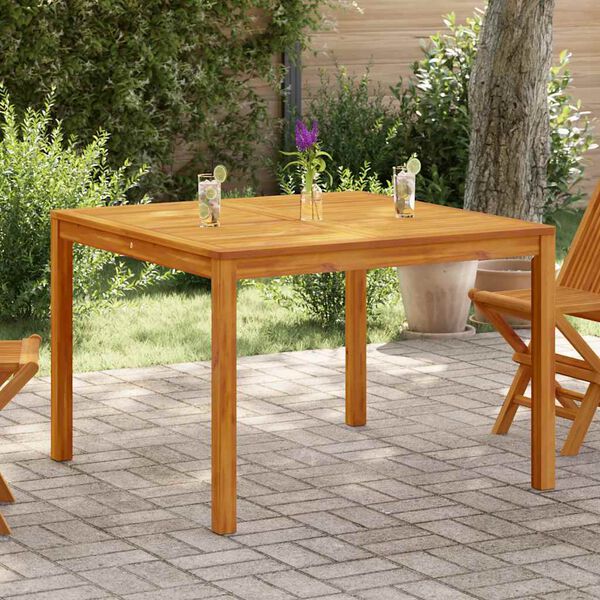 vidaXL Tavolo da Pranzo da Giardino 110x110x75cm Legno Massello Acacia